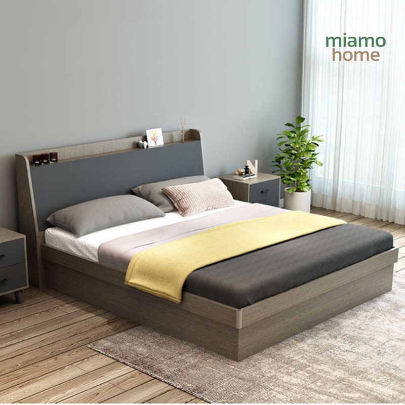Giường Ngủ Gỗ Công Nghiệp MDF Thiết Kế Tiện Lợi_7