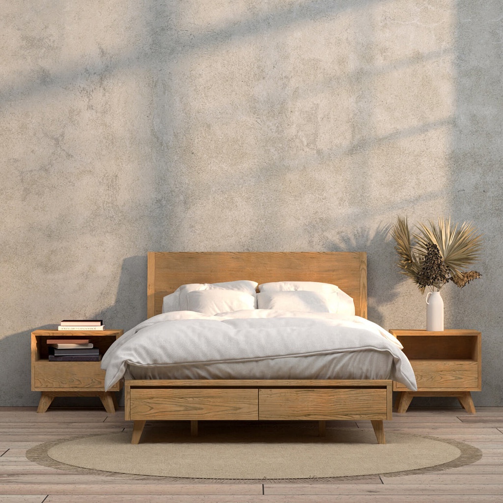 Giường Ngủ Gỗ Sồi Hiện Đại_14