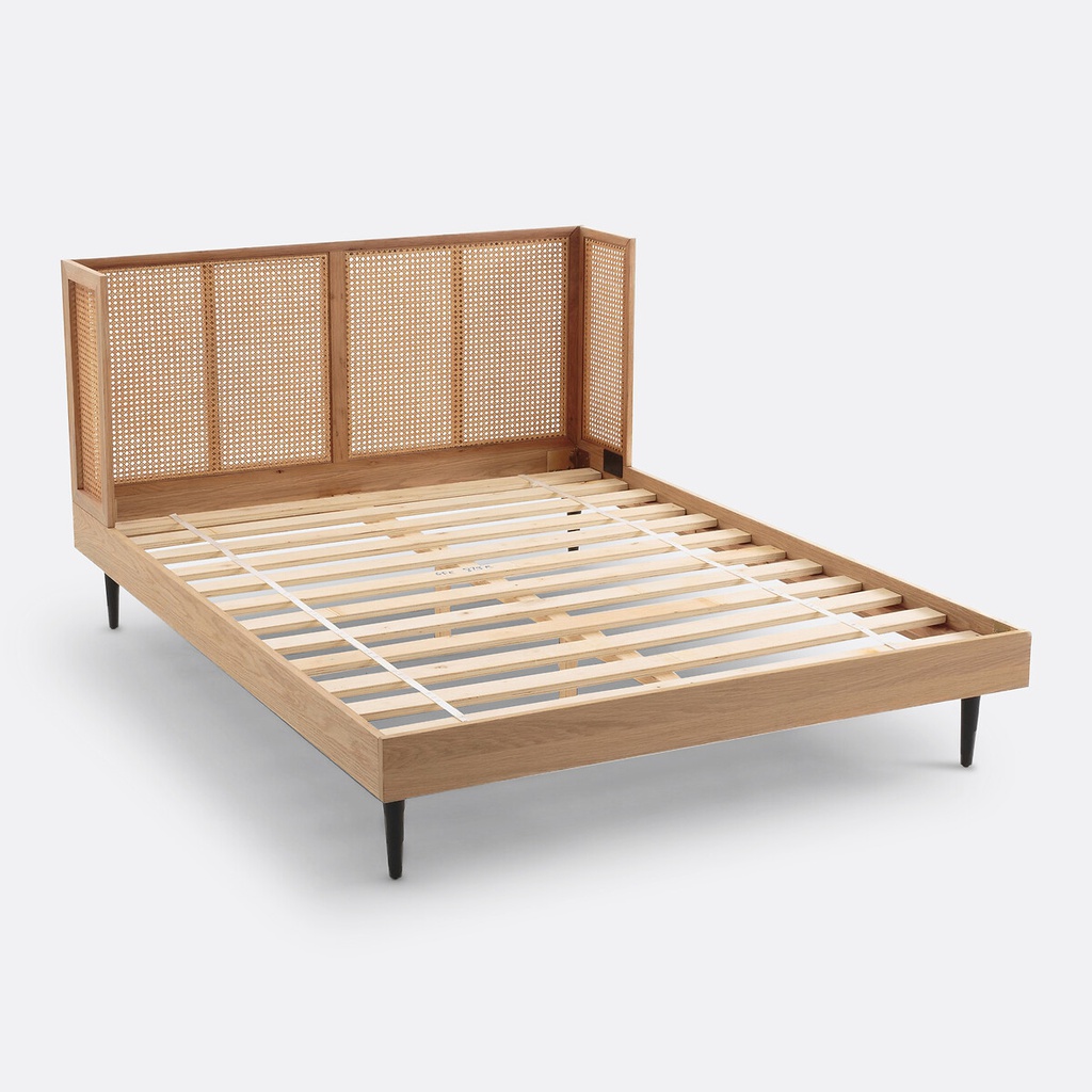 Giường Ngủ Gỗ Sồi Phong Cách Indochine _4