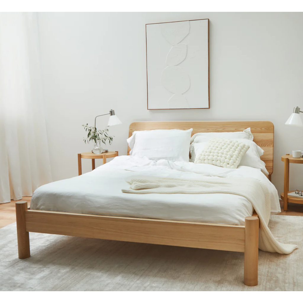 Giường Ngủ Gỗ Tần Bì Light Ash