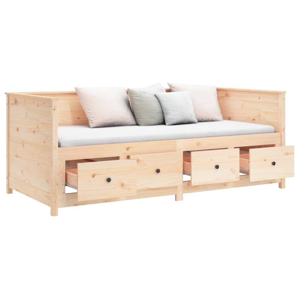 Giường Ngủ Phụ Gỗ Thông Có Ngăn Kéo Zest_3