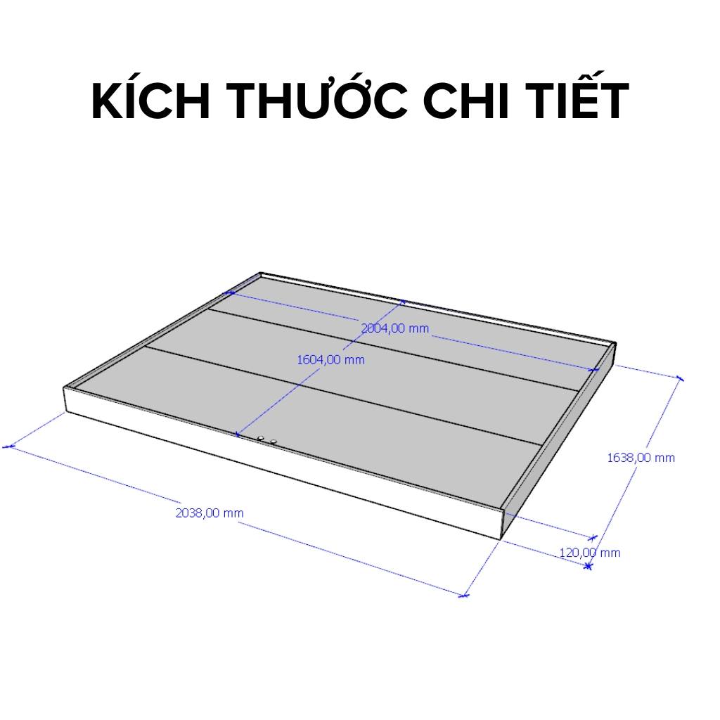 Giường Ngủ Bệt Dễ Dàng Lắp Đặt Tại Nhà _2