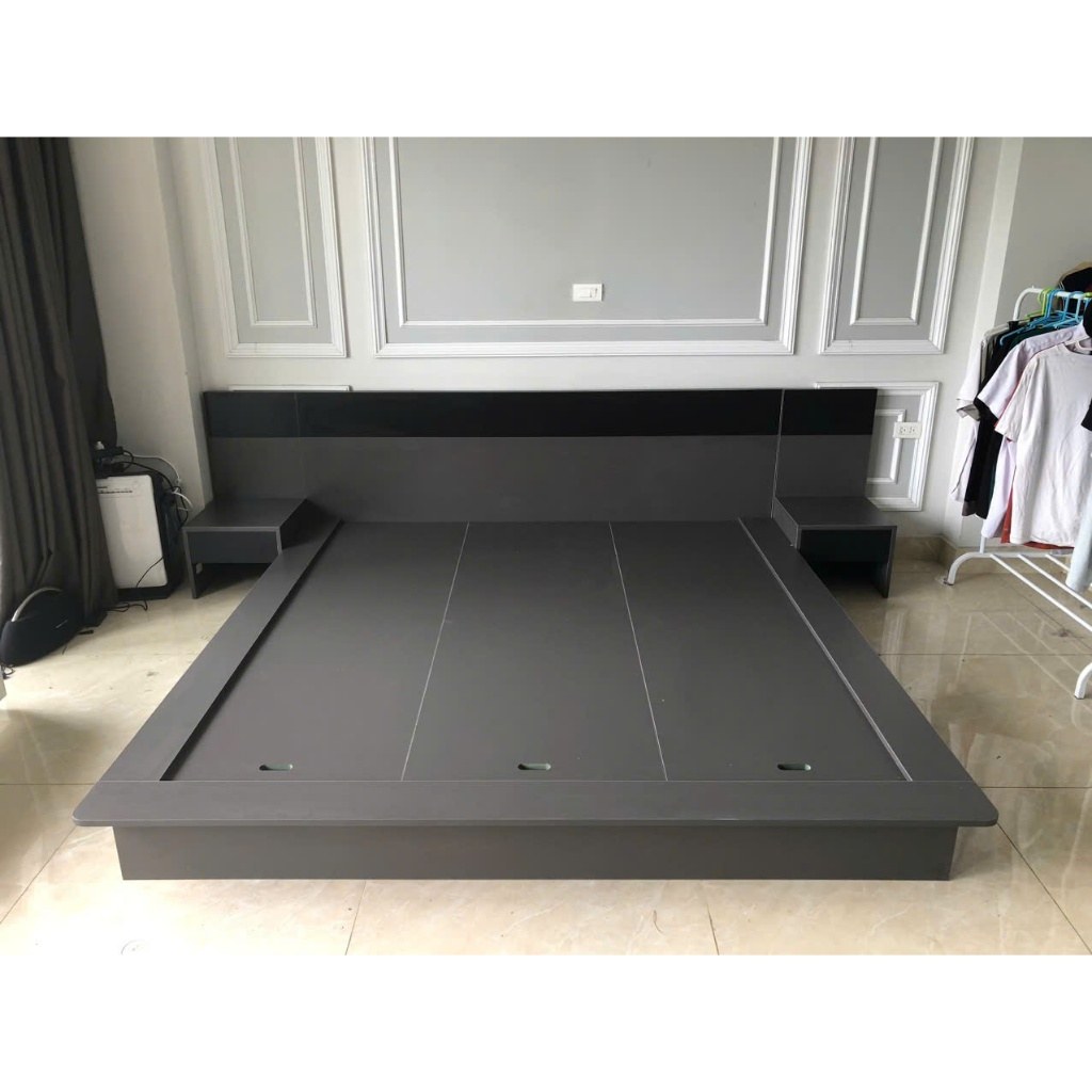 Giường Ngủ Phòng Master Kèm 2 Tab Đầu Giường_3
