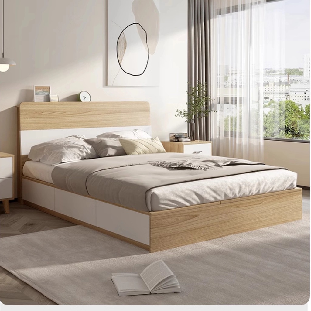 Giường Ngủ Tích Hợp Ngăn Kéo Hộc Để Đồ Rộng Rãi Cho Gia Đình_6