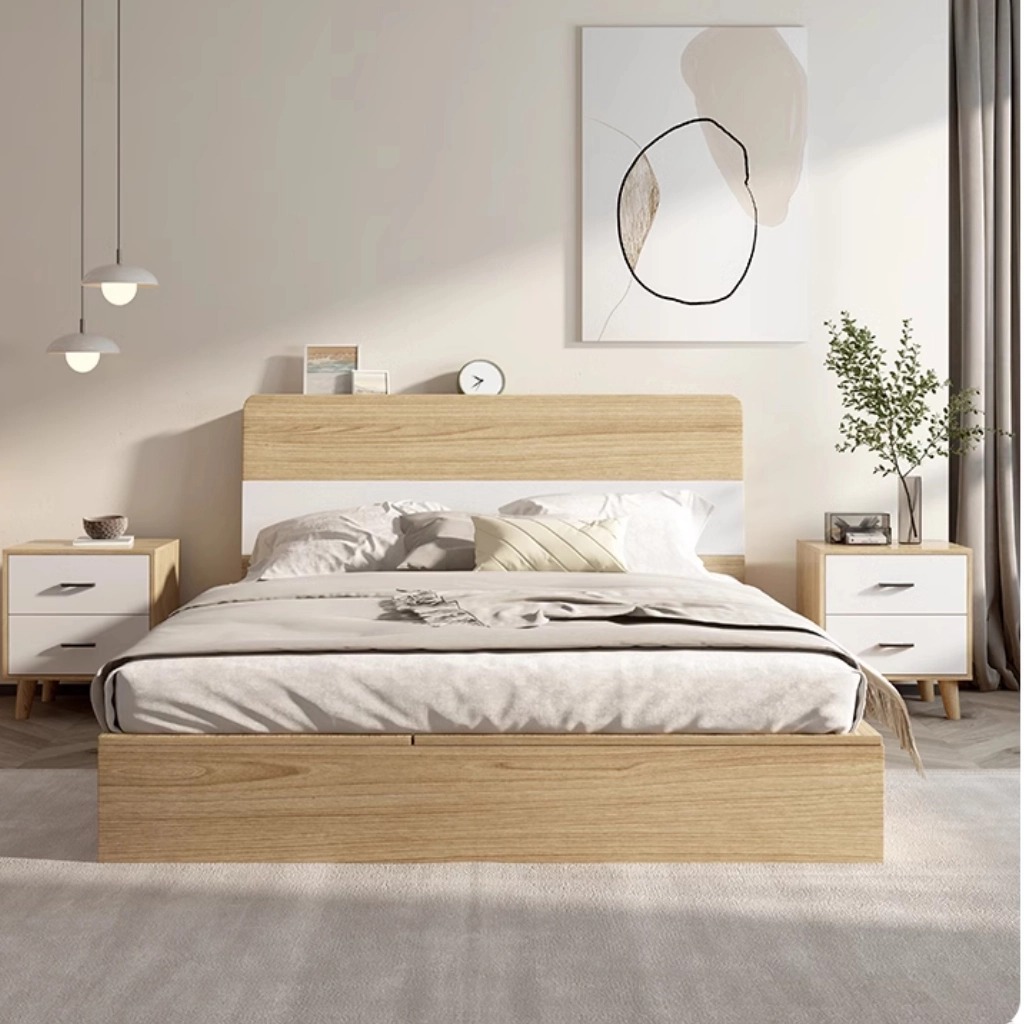 Giường Ngủ Tích Hợp Ngăn Kéo Hộc Để Đồ Rộng Rãi Cho Gia Đình_7