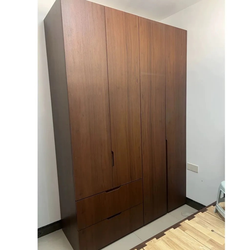Tủ Quần Áo Gỗ MDF 3 Buồng Có Ngăn Kéo_5