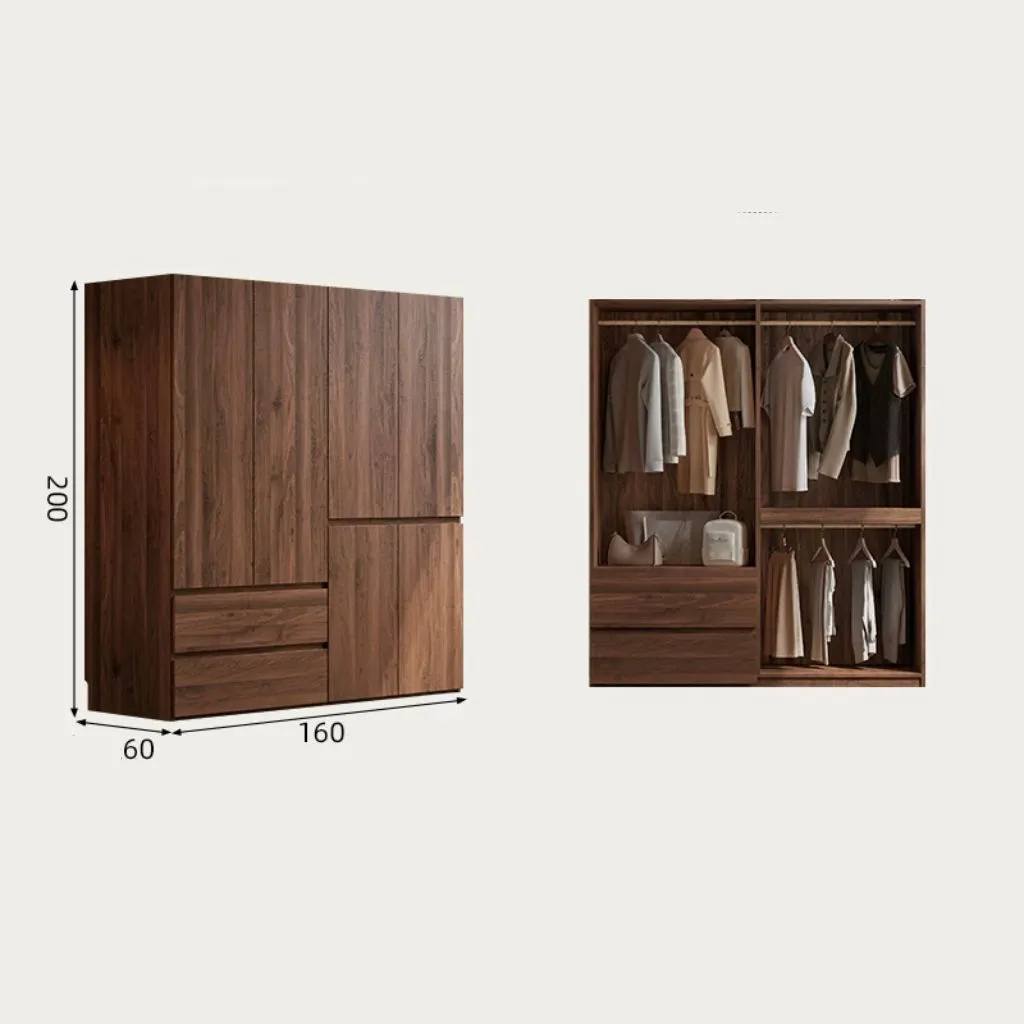 Tủ Quần Áo Gỗ MDF Có Ngăn Kéo_7