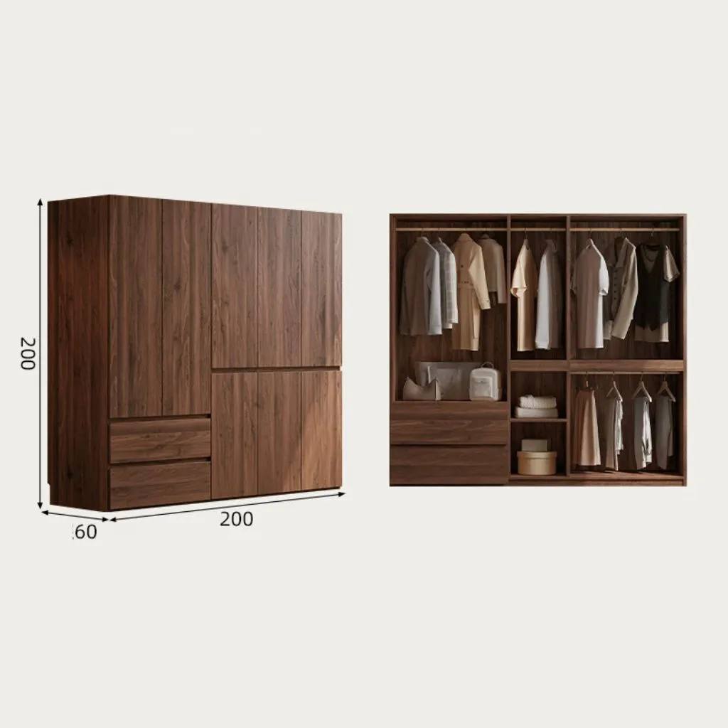 Tủ Quần Áo Gỗ MDF Có Ngăn Kéo_8