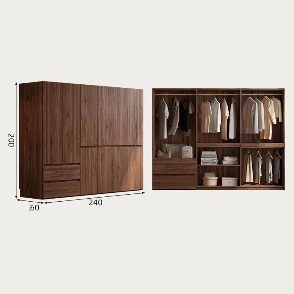 Tủ Quần Áo Gỗ MDF Có Ngăn Kéo_9
